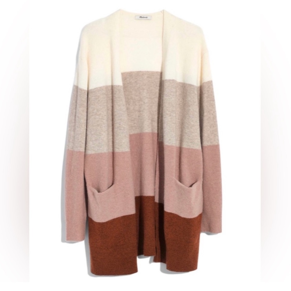 🎉2x HP 🎉 Madewell Ryder Color Block Cardigan Sweater